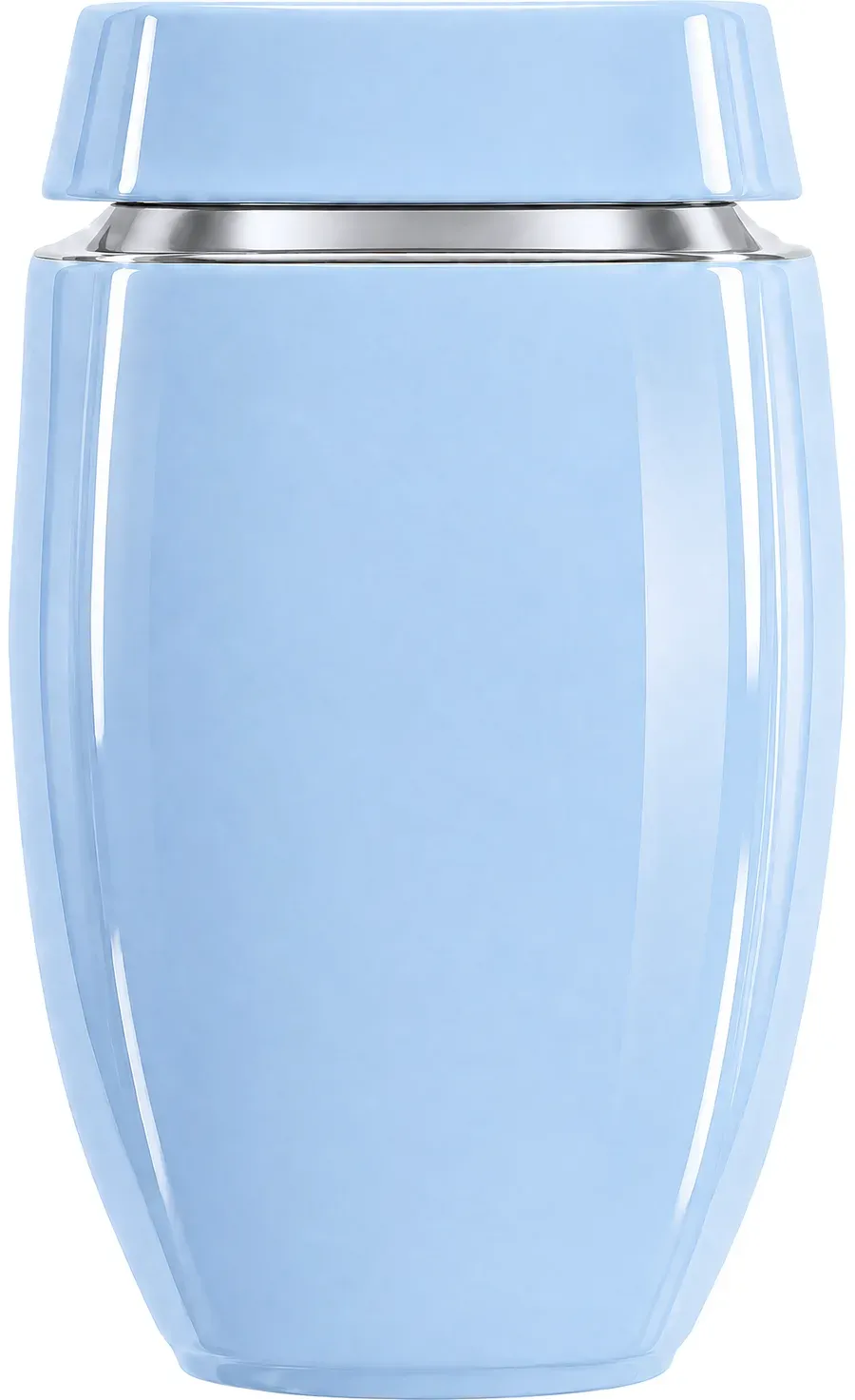 Essentia w barwie Błękit, matowa porcelana z obwódką z 24-karatowego złota na ramieniu