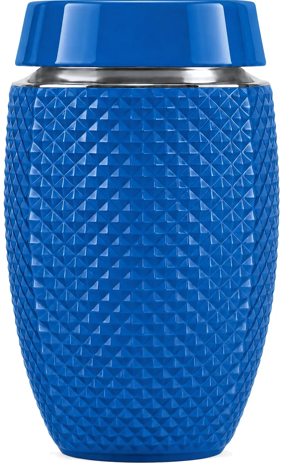 Eterna w barwie Lazur, matowa porcelana z obwódką z 24-karatowego złota na ramieniu