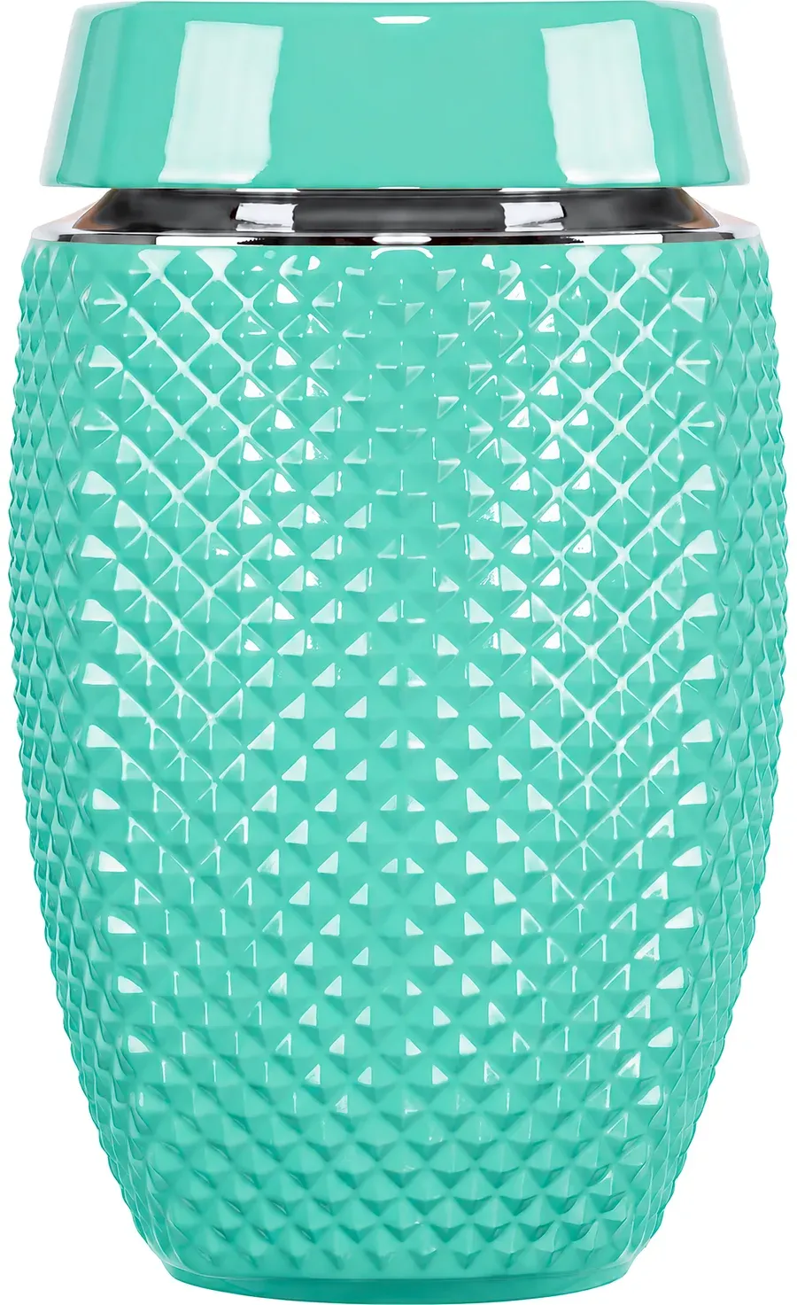 Eterna w barwie Mięta, matowa porcelana z obwódką z 24-karatowego złota na ramieniu