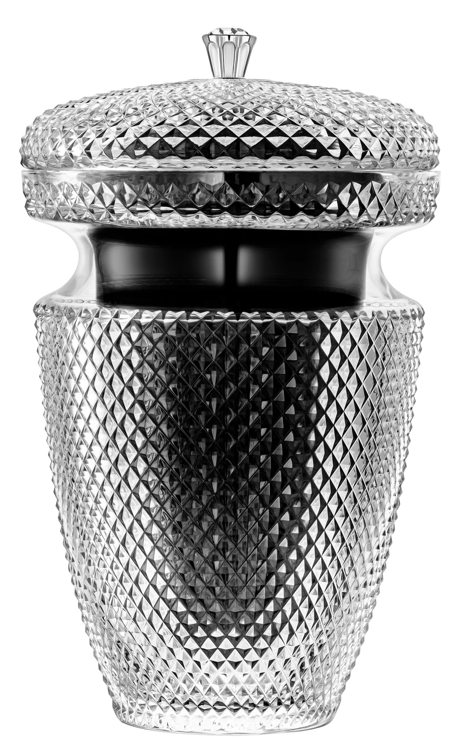 Gabriel, zamknięty na porcelanowym wkładzie w barwie Black Pearl