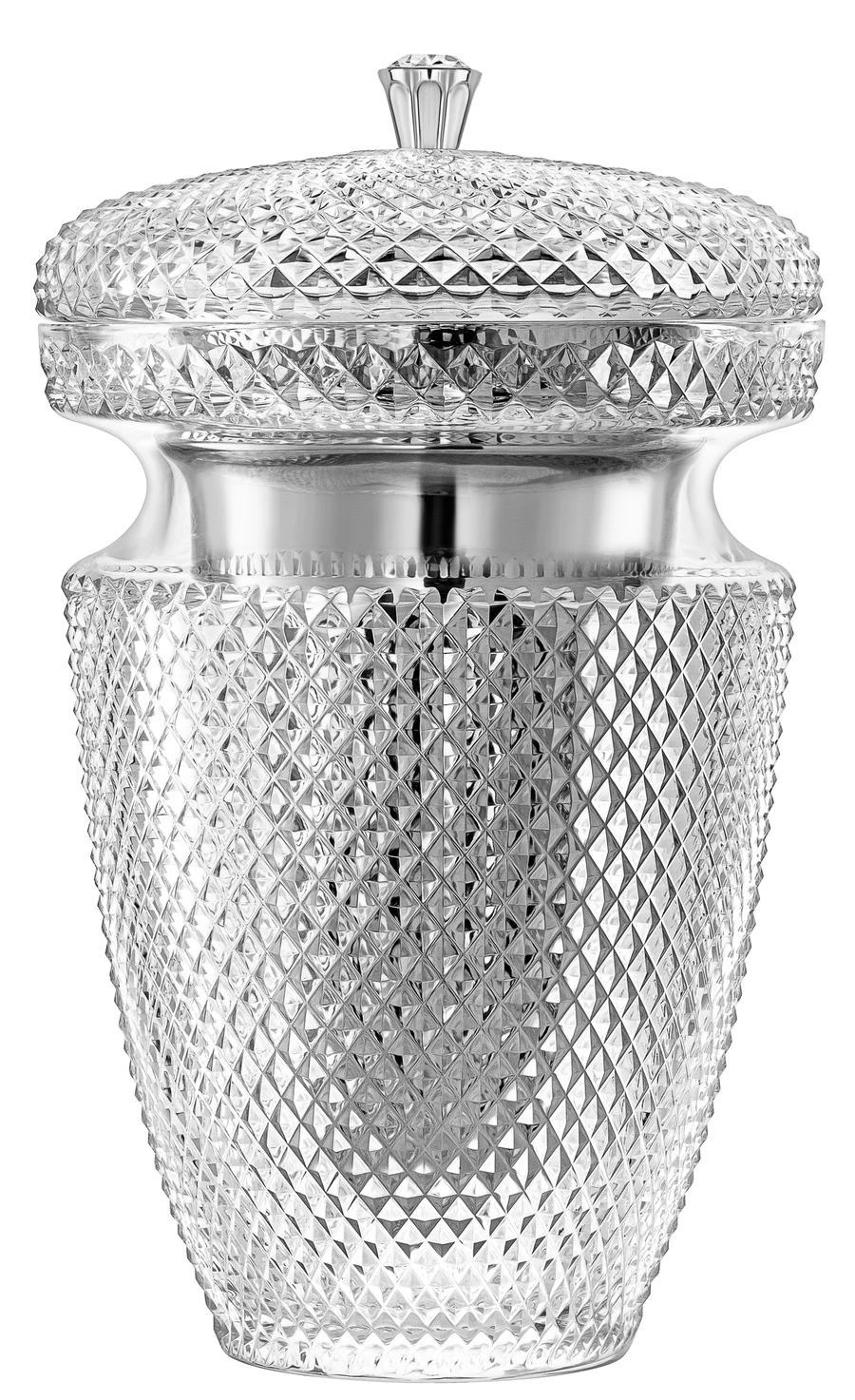 Gabriel, zamknięty na porcelanowym wkładzie w barwie Platinum Light