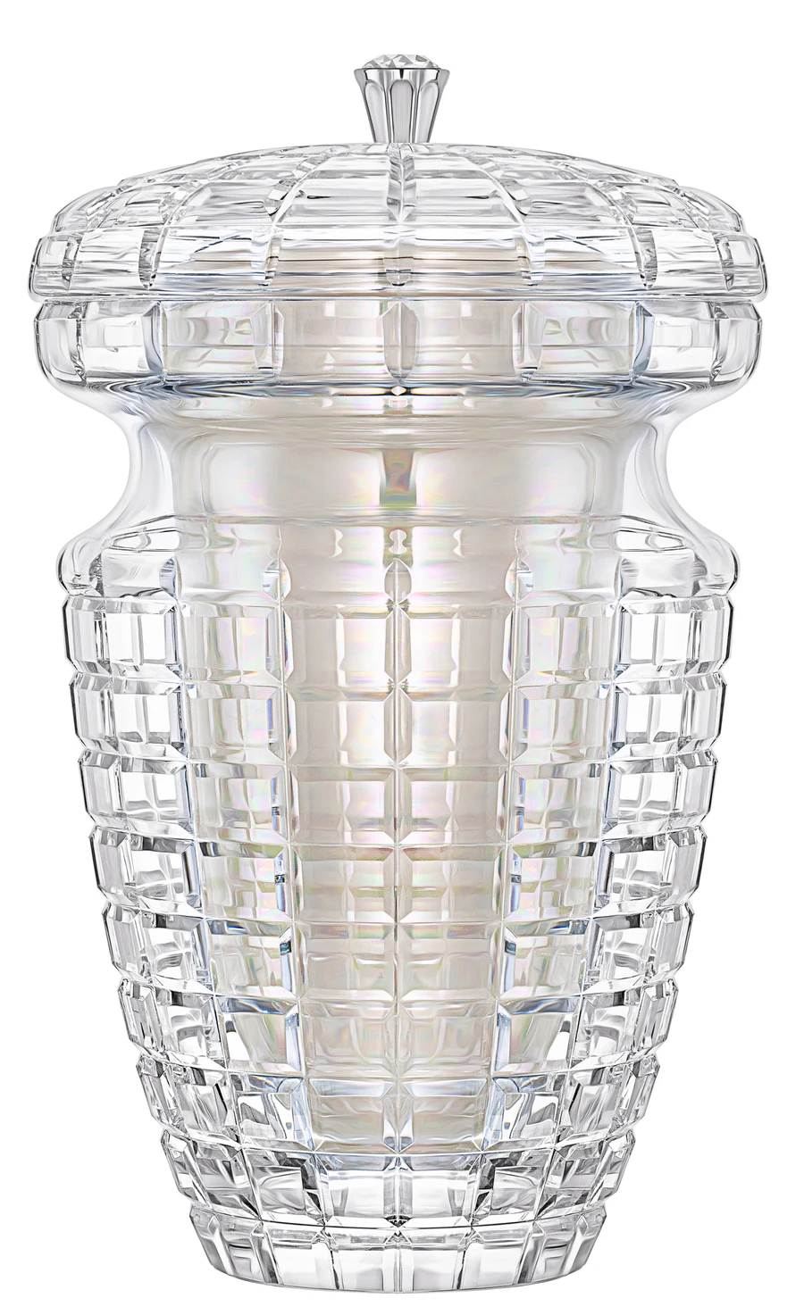 Uriel, zamknięty na porcelanowym wkładzie w barwie White Pearl